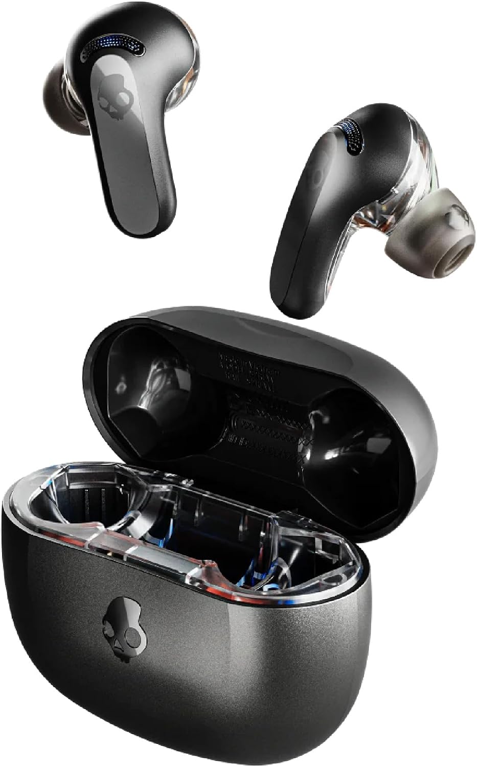 Skullcandy Rail True Wireless Active Noise Canceling Earbuds, Bluetooth, True Black (S2IPW-P740)