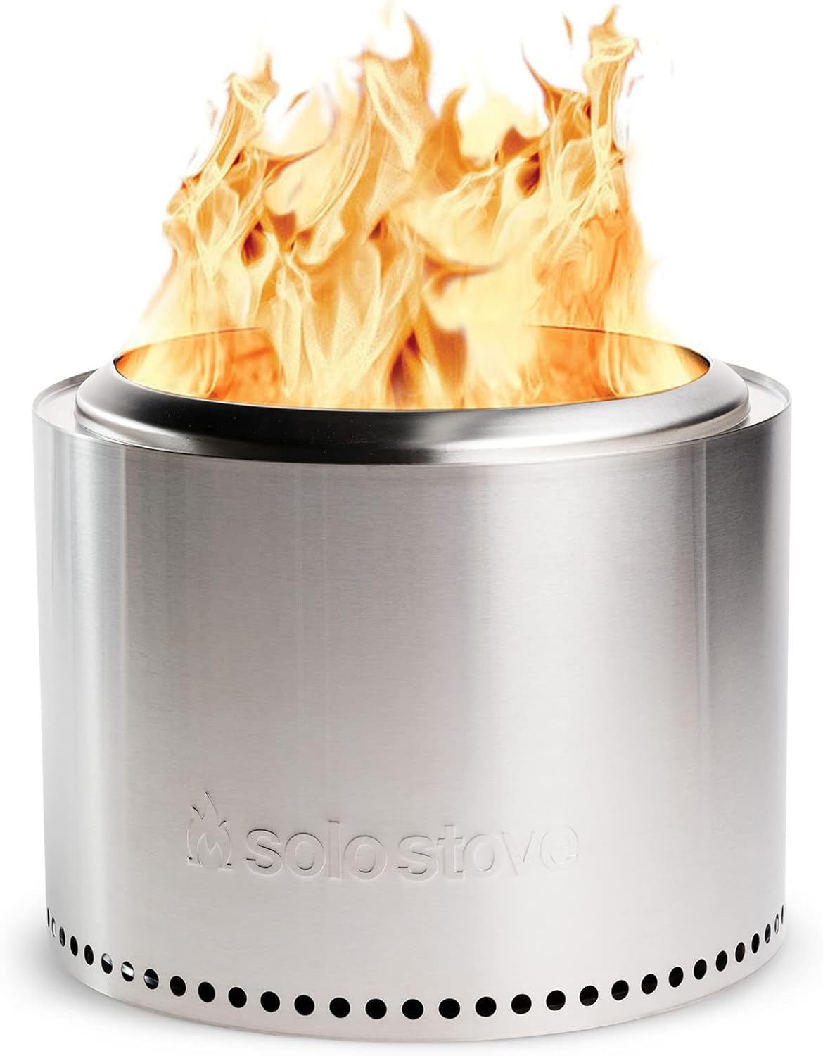 Solo Stove Bonfire 2.0 – 19.5 Inch Smokeless Fire Pit, Stainless Steel, 20 lbs