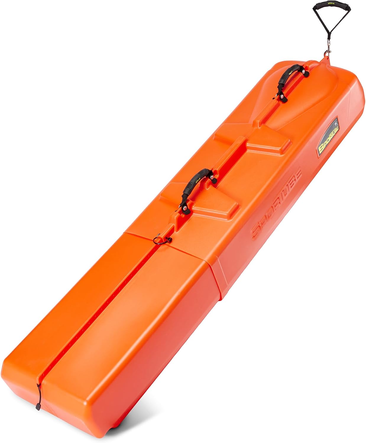 Sportube Series 3 Ski and Snowboard Case – Protective Travel Case for up to 3 Pairs of Alpine Skis and Gear, or 2 Sets of Snowboards and Gear, Orange