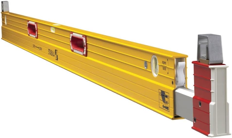 Stabila 35610 Type 106T Extendable Plate Level 6-10 Feet, Yellow