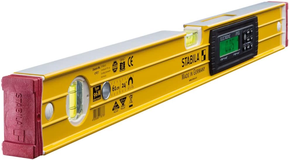 Stabila 36520 24-Inch Electronic Magnetic Dust and Waterproof IP65 TECH Level with Case