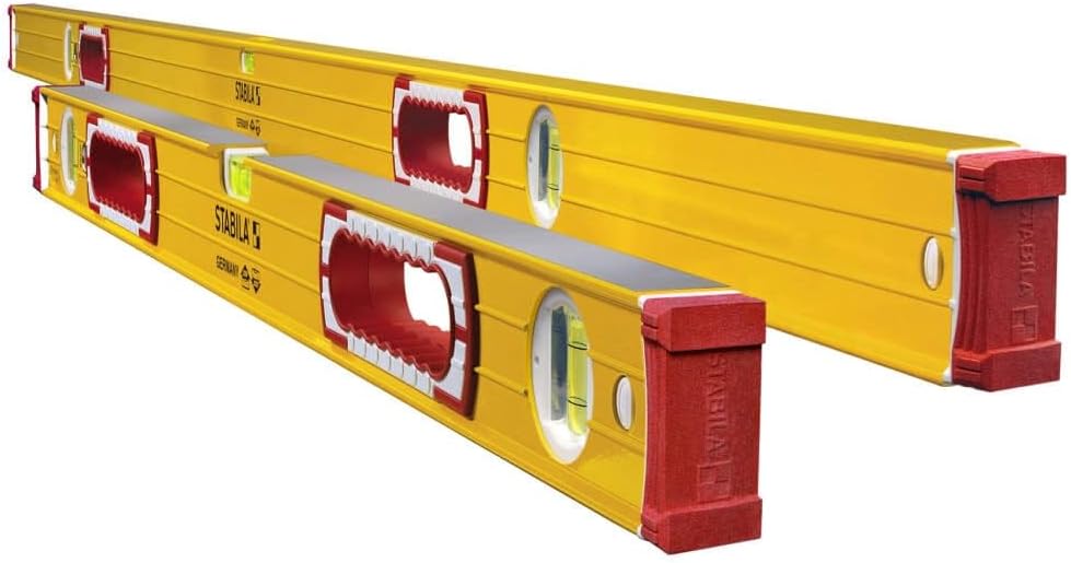 Stabila 37532 Jamber 78-Inch and 32-Inch Aluminum Box Beam Level Set