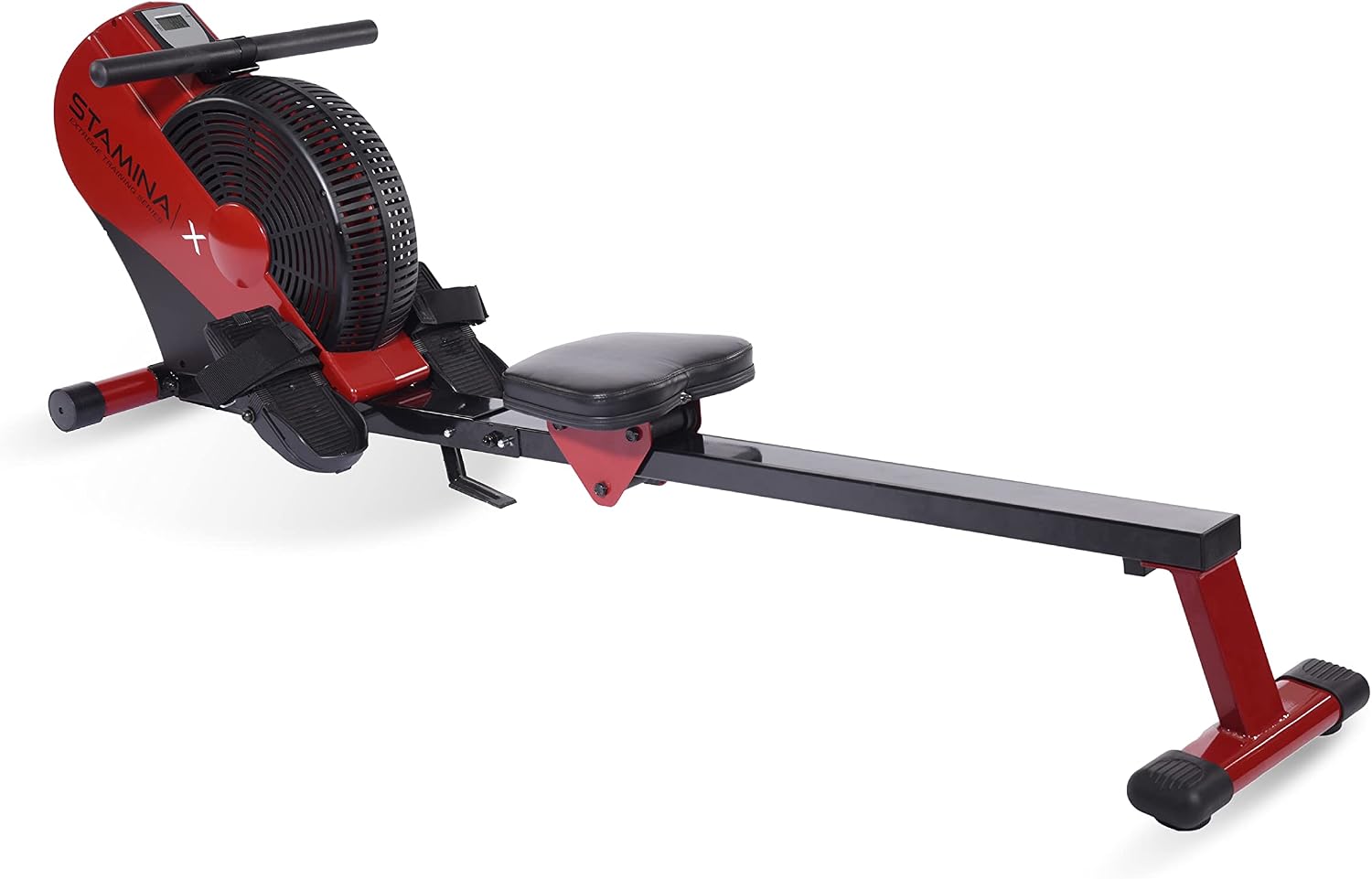 Stamina ATS Air Rower – Foldable Rowing Machine w/ Dynamic Air Resistance, Smart Workout App, 250 LB Capacity, Home Gym Use, ATS Air Rower 35-1401