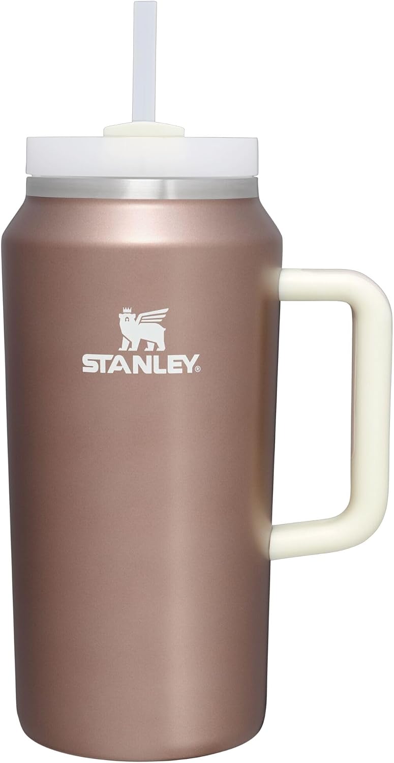 STANLEY Quencher H2.0 FlowState Stainless Steel, 64 oz – Rose Quartz Glow