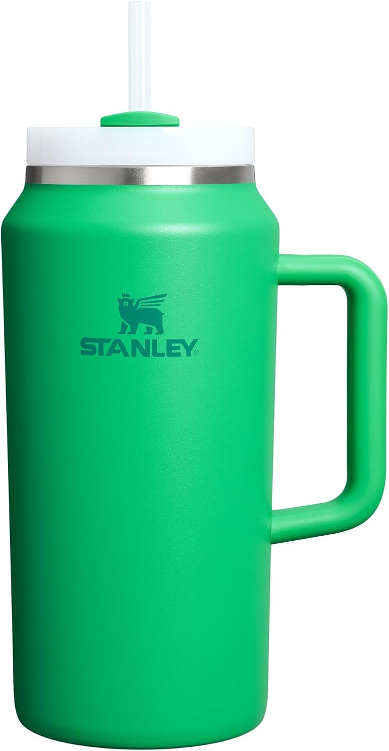 STANLEY Quencher H2.0 Tumbler with Handle & Straw 64 oz, Flowstate 3-Position Lid Insulated Stainless Steel Cup, BPA-Free – Meadow