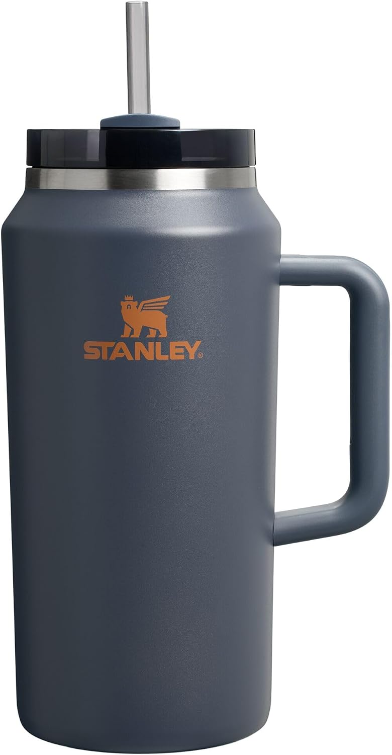 STANLEY Quencher H2.0 Tumbler with Handle & Straw 64 oz, Flowstate 3-Position Lid Insulated Stainless Steel Cup, BPA-Free – Twilight