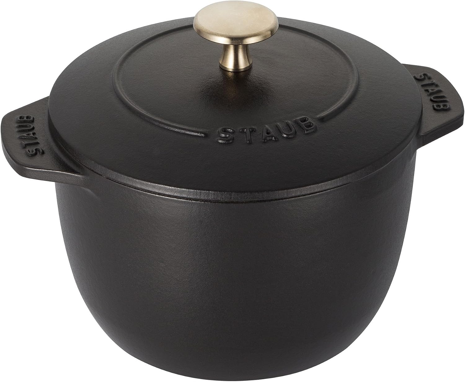 Staub Cast Iron 0.75-qt Petite French Oven – Matte Black, Made in France