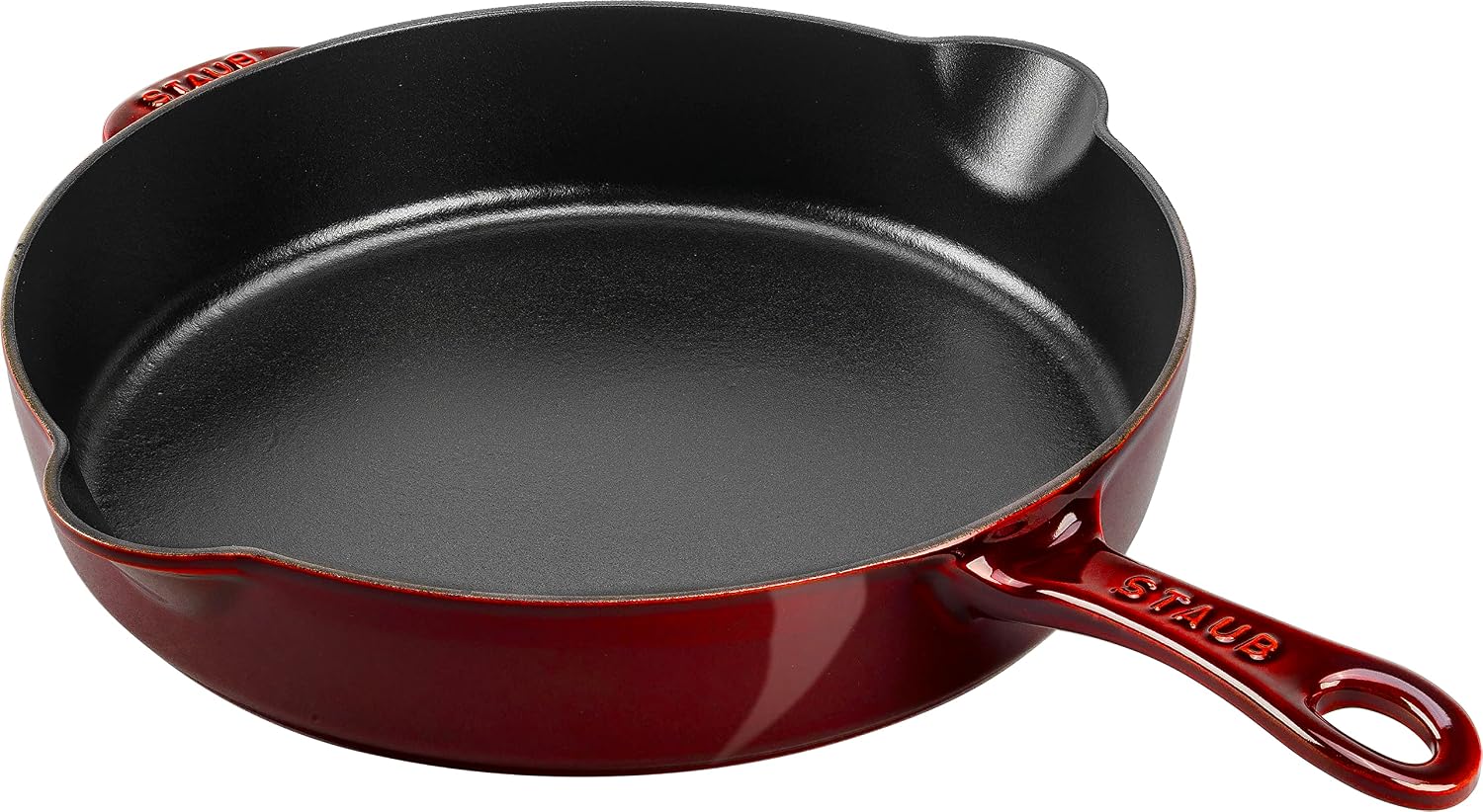 Staub Cast Iron 11-inch Traditional Skillet – Grenadine, Made in France