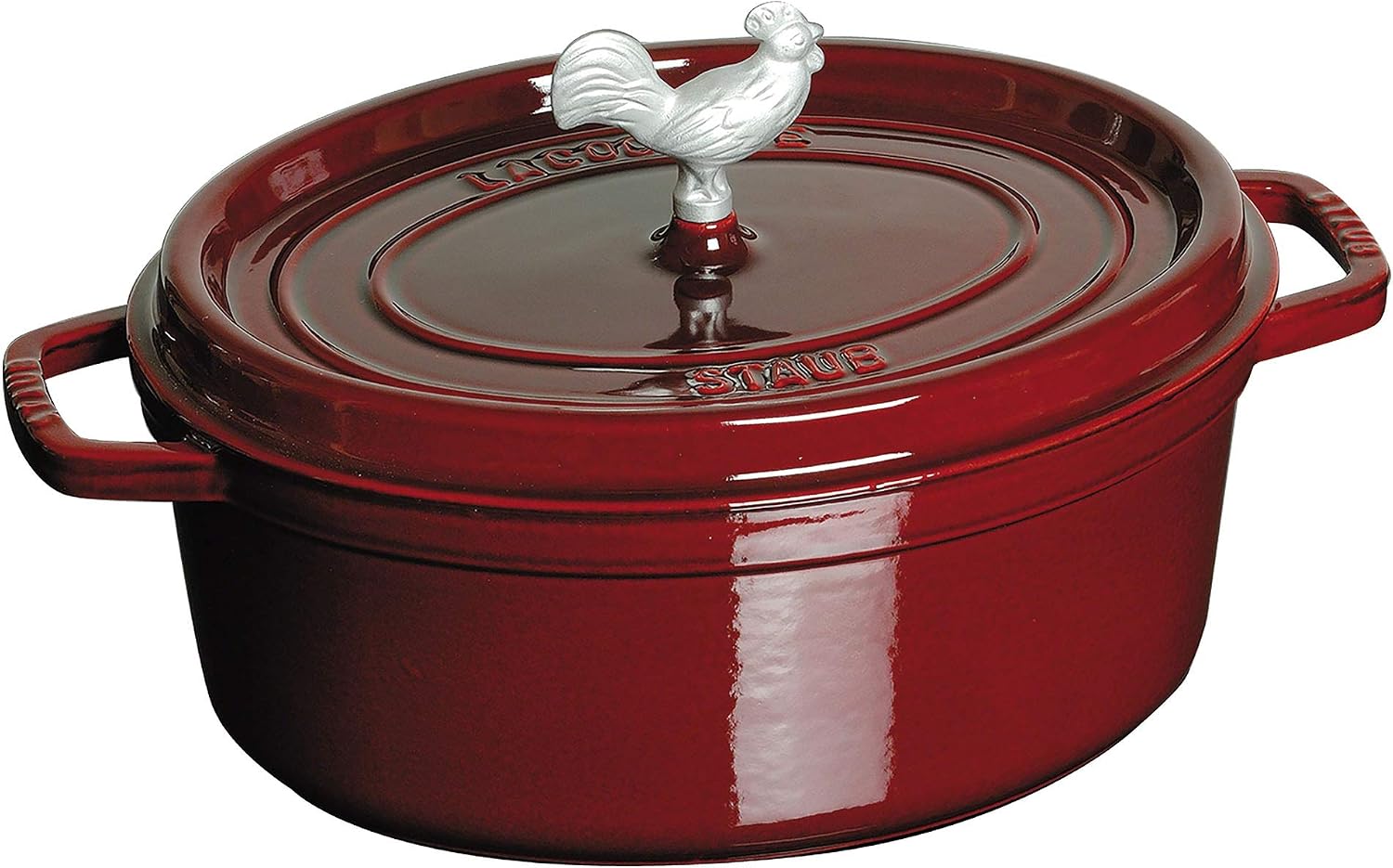 Staub Cast Iron 5.75-qt Coq au Vin Cocotte – Grenadine, Made in France