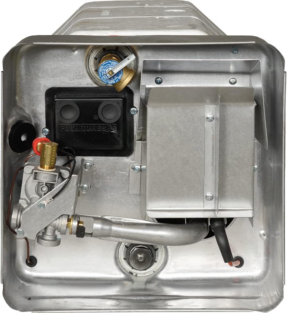 Suburban Advantage RV Tank Water Heater SW6D – 6 gallon Porcelain Lined Steel Tank with Direct Spark Ignition (DSI) 5238A