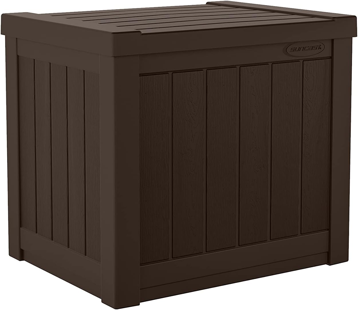 Suncast 22-Gallon Small Deck Box, Java Brown