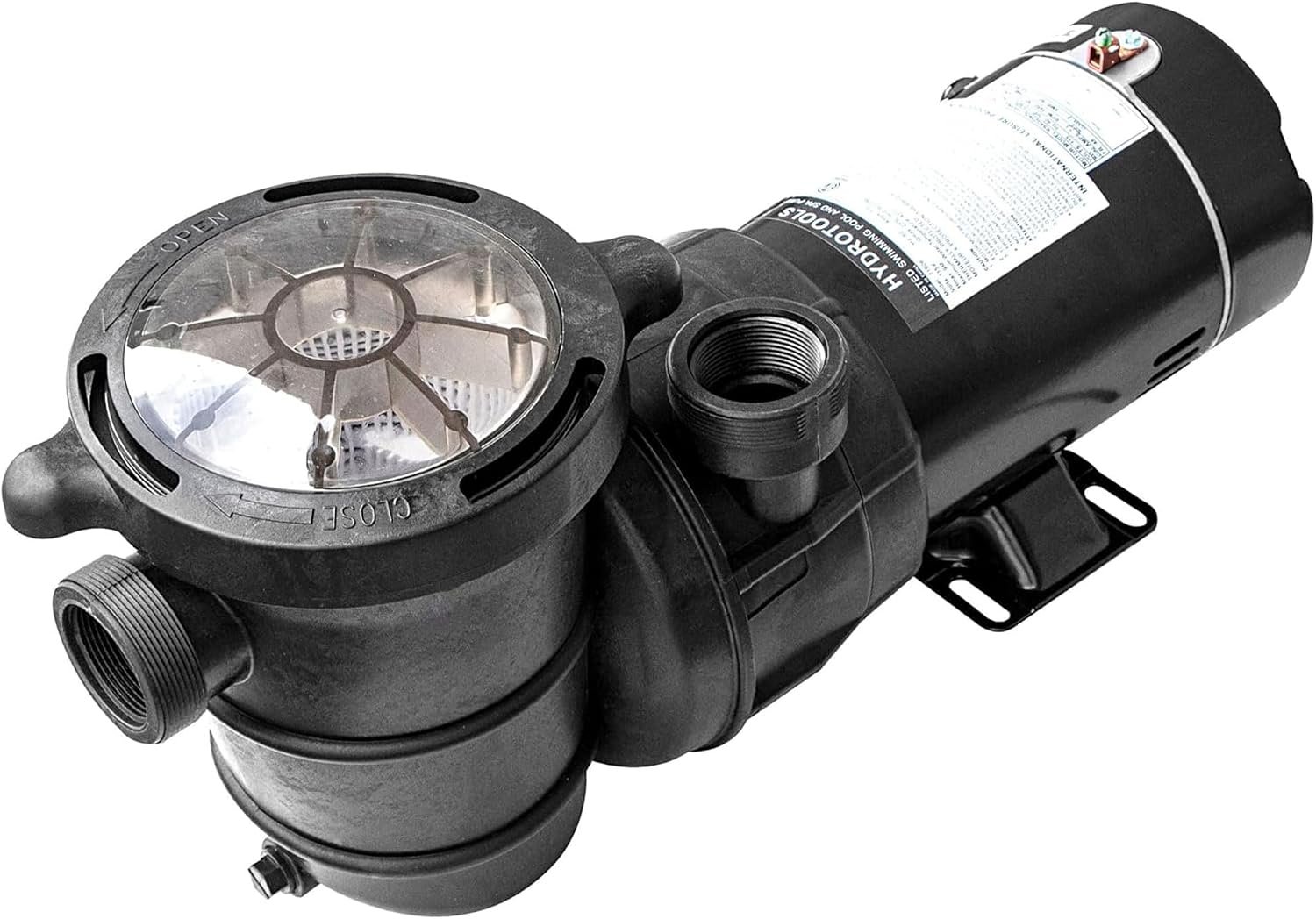 SWIMLINE HYDROTOOLS Above-Ground Pool Motor Pump, 2-Speed, Hydro-Flo 1 HP w/ 5280 GPH, Vertical