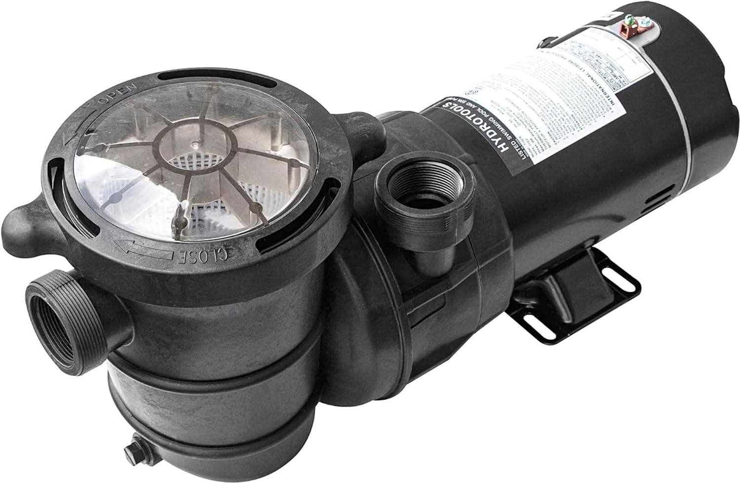 SWIMLINE HYDROTOOLS Above-Ground Pool Motor Pump, Hydro-Flo 0.75 HP w/ 3720 GPH, Vertical