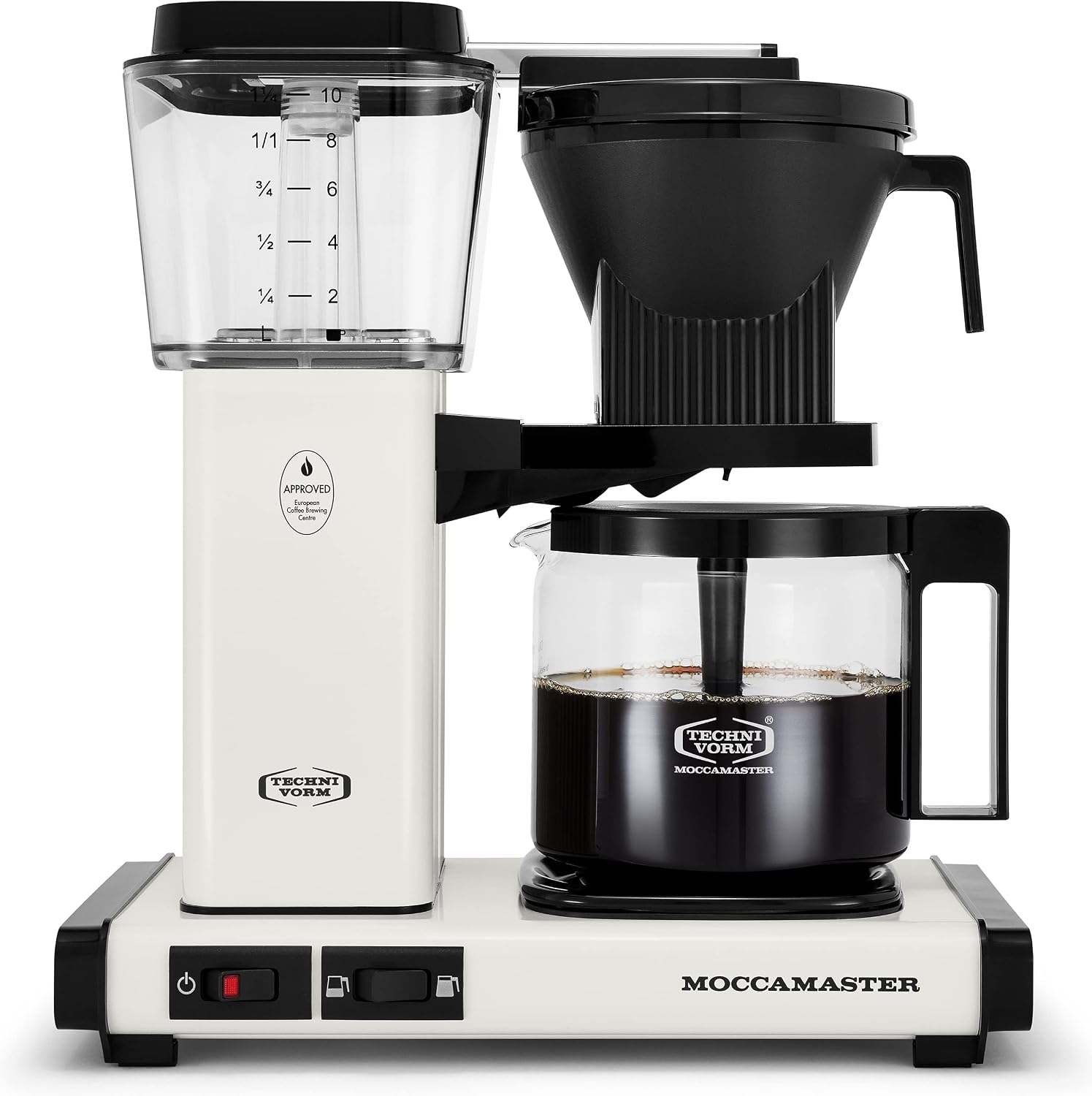 Technivorm Moccamaster 53933 KBGV Select 10-Cup Coffee Maker, Off-White, 40 ounce, 1.25l