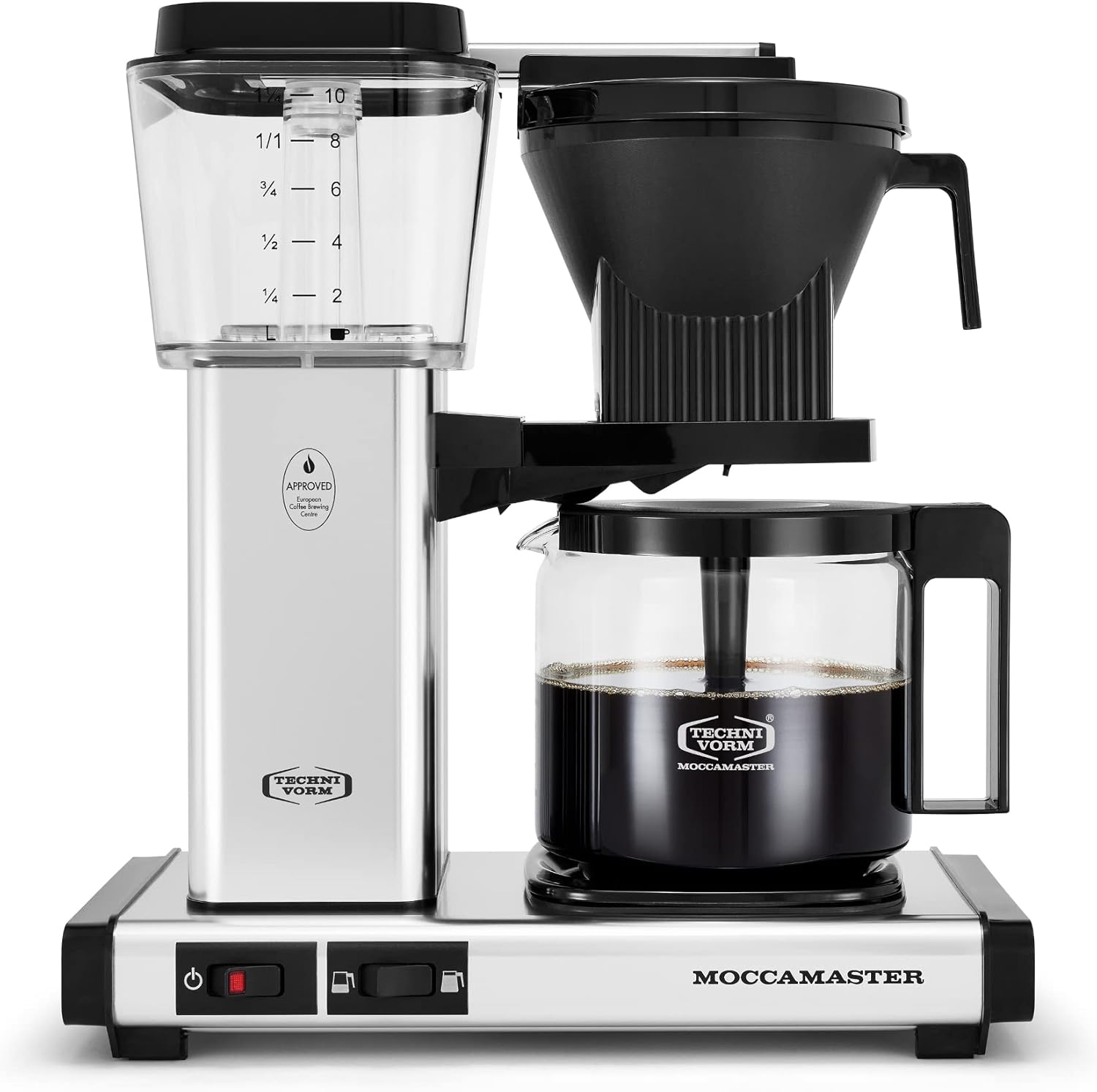 Technivorm Moccamaster KBGV Select Glass Carafe Coffee Maker – Polished Silver