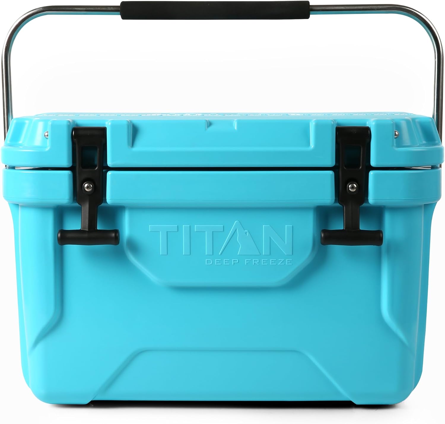 Titan Hard Ice Chest Cooler Roto Cooler with Microban Protection and Deep Freeze Insulation, 20 Quart – Blue