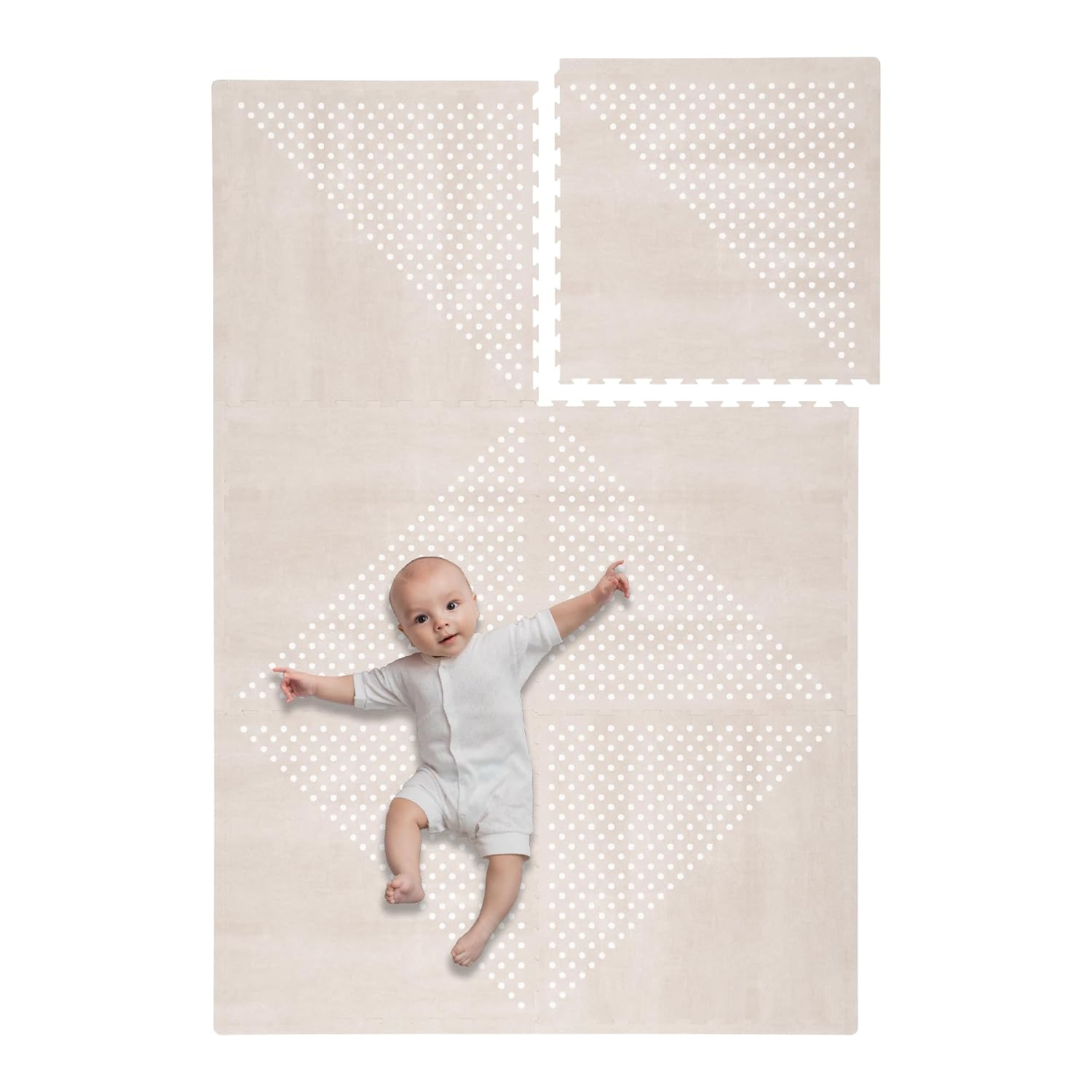 Toddlekind Printed Foam Puzzle Playmat – Earth – Clay