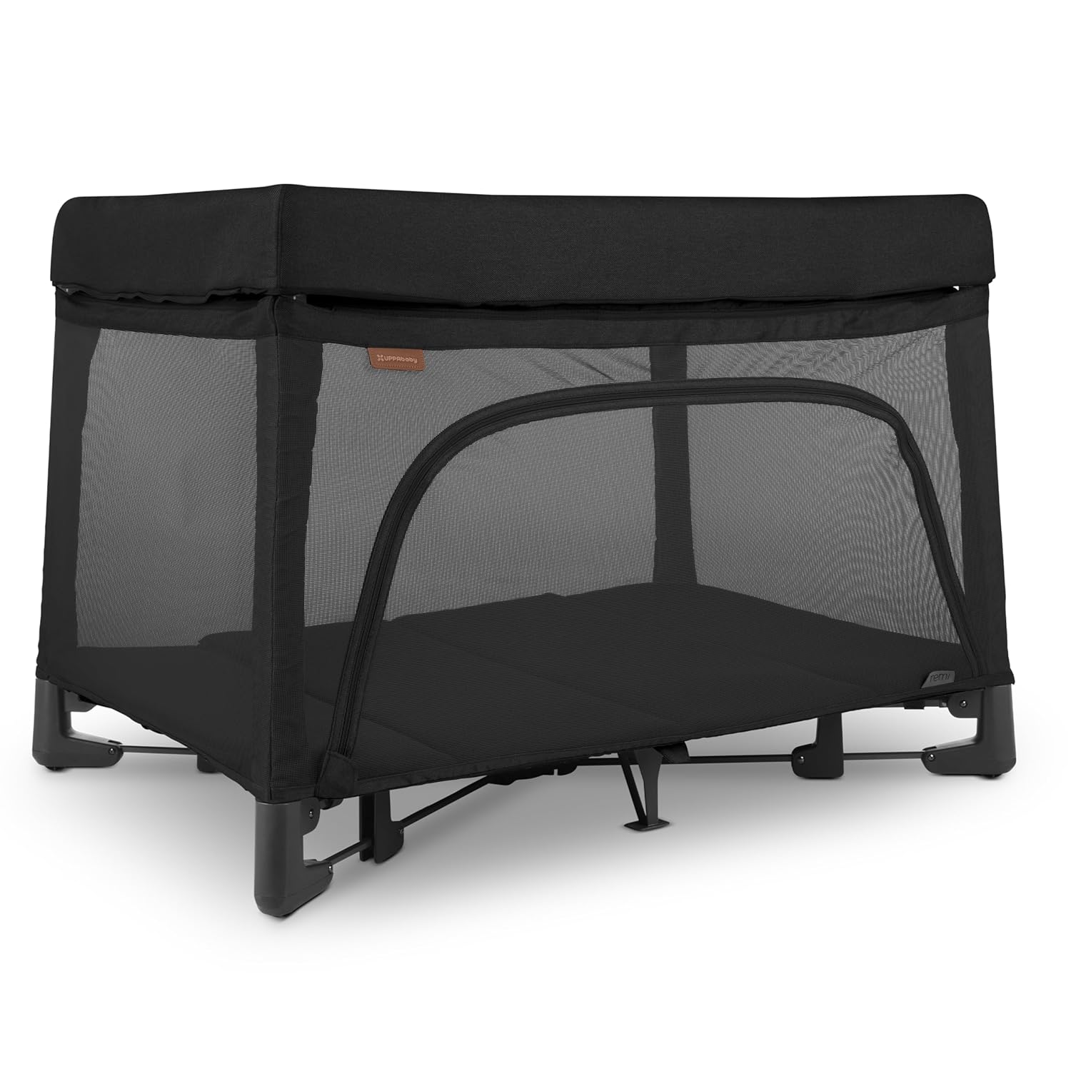 UPPAbaby Remi Playard – 3-in-1 Portable Playard, Bedside Bassinet & Travel Crib with Mattress, Organic Cover & Carry Bag – Jake