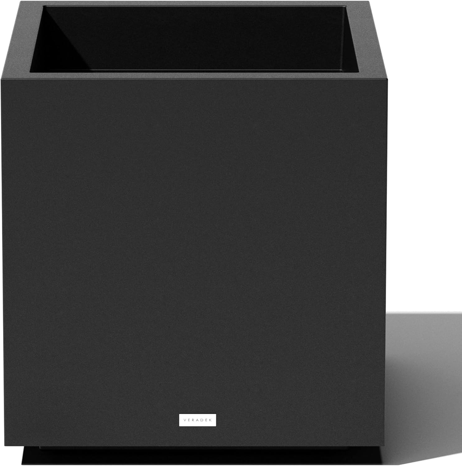 Veradek Block Series Cube Plastic Planter – Large Square Planter for Indoor or Outdoor Patio/Garden