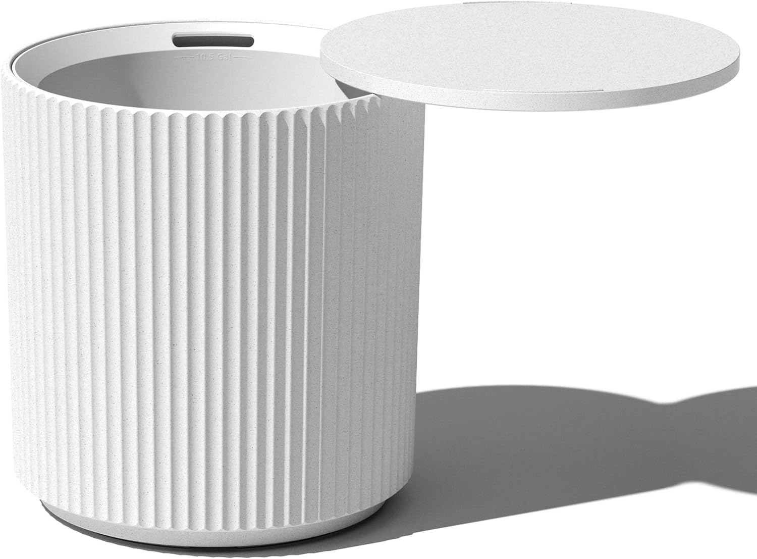 Veradek Outdoor Cooler Side Table – 2 in 1 – Designed for use as Outdoor Side Table, Patio Decor and Ice Chest – White