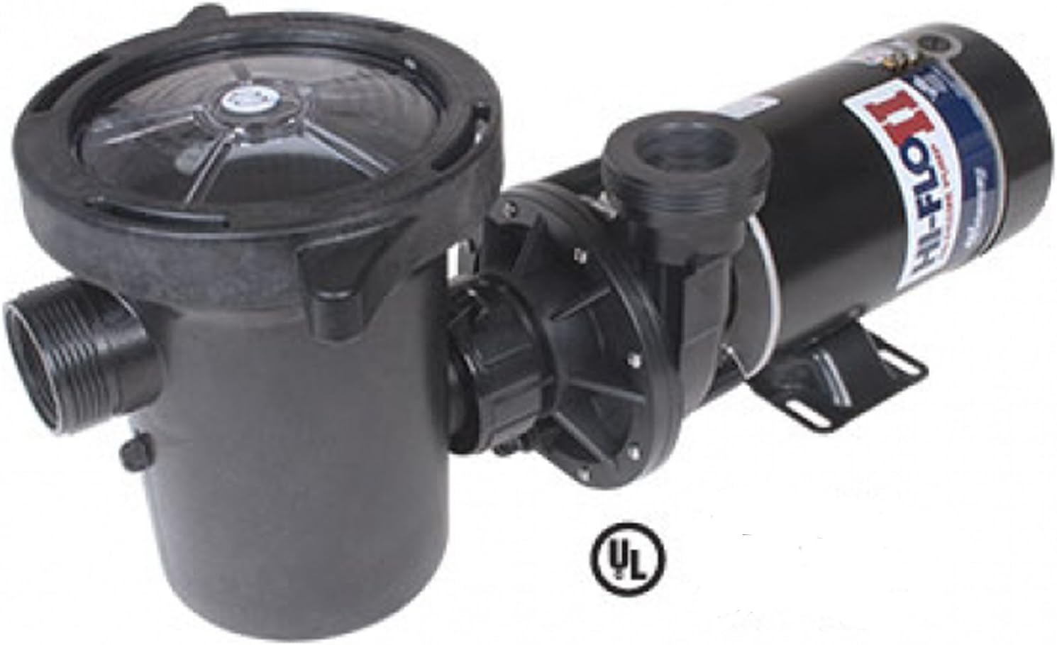 Waterway Plastics PH1150-6 1.5 hp Hi-Flo Above Ground Pool Pump Black