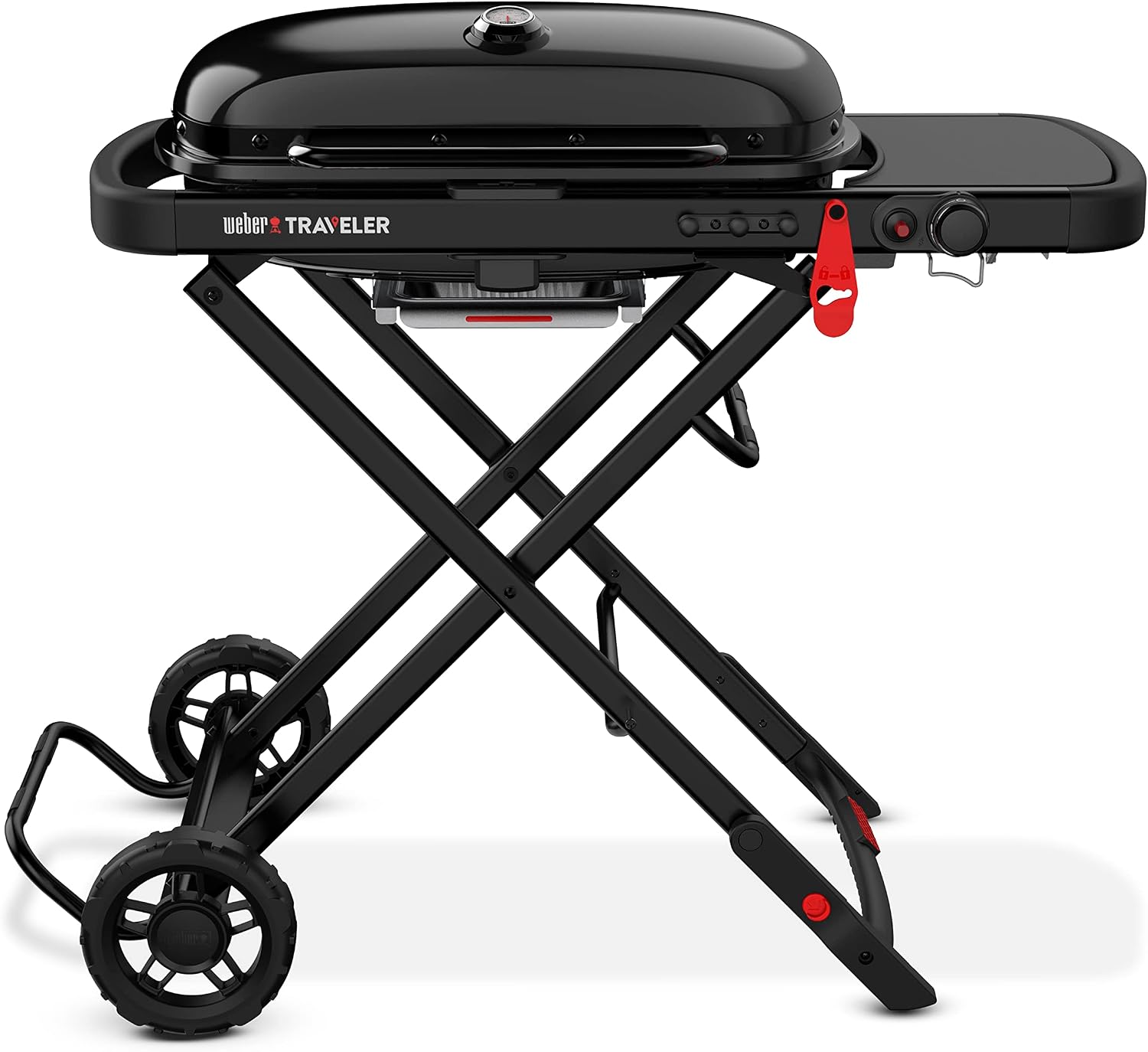 Weber The Weber Traveler Portable Gas Grill, Stealth Edition