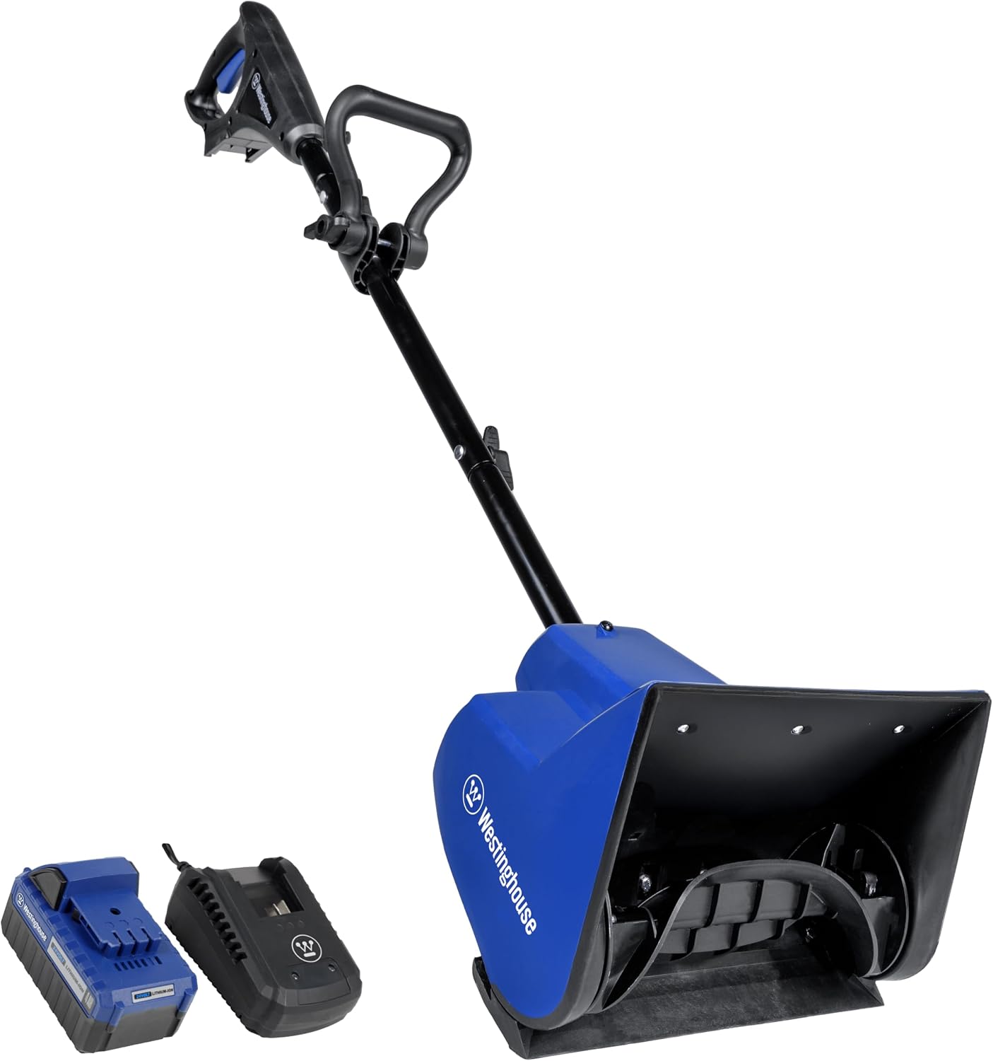 Westinghouse 24V Cordless Snow Shovel 11 Inch Kit, 24V 4Ah Battery, 20ft Throwing Distance, Plows 75lbs/min, Compatible with Snow Joe Batteries