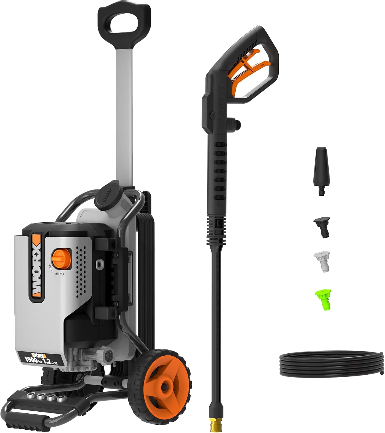 Worx WG606 13 Amp 1900 PSI Electric Pressure Washer (1.2 GPM)