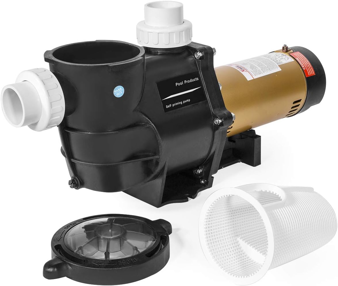 XtremepowerUS 2HP In-Ground Swimming Pool Pump Variable Speed 2″ Inlet 230V High Flo w/ Slip-On Fitting