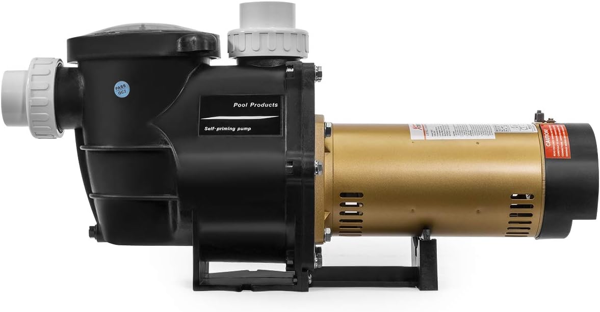XtremepowerUS 2HP Self Prime In/Above Ground Swimming Pool Pump 2″ NPT Fitting ETL