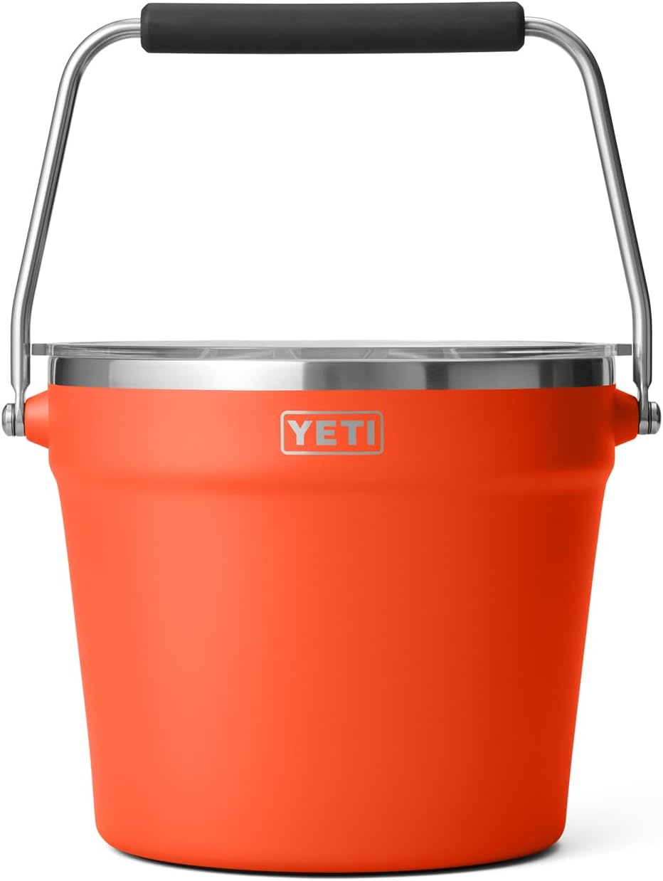 YETI Beverage/Ice Bucket, Holds 6 Longnecks or 3 Bottles of Wine – Papaya
