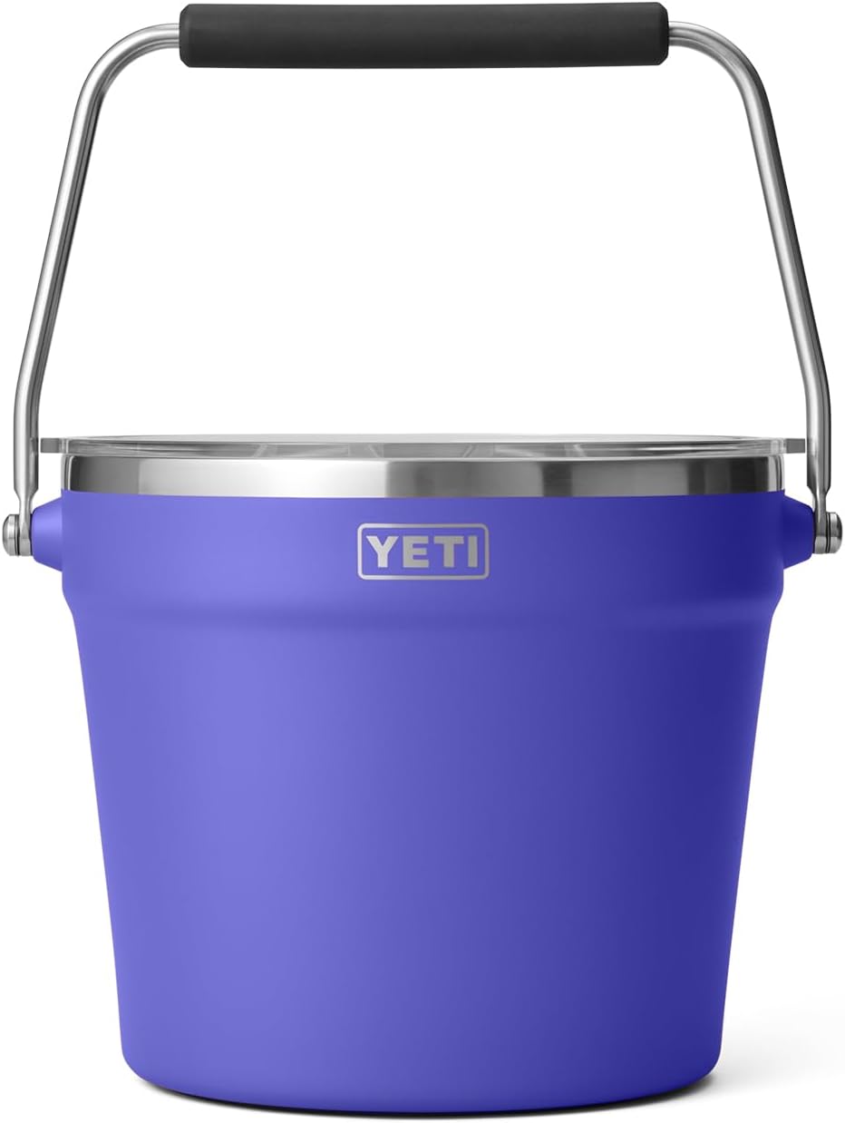 YETI Beverage/Ice Bucket, Holds 6 Longnecks or 3 Bottles of Wine – Ultramarine Violet