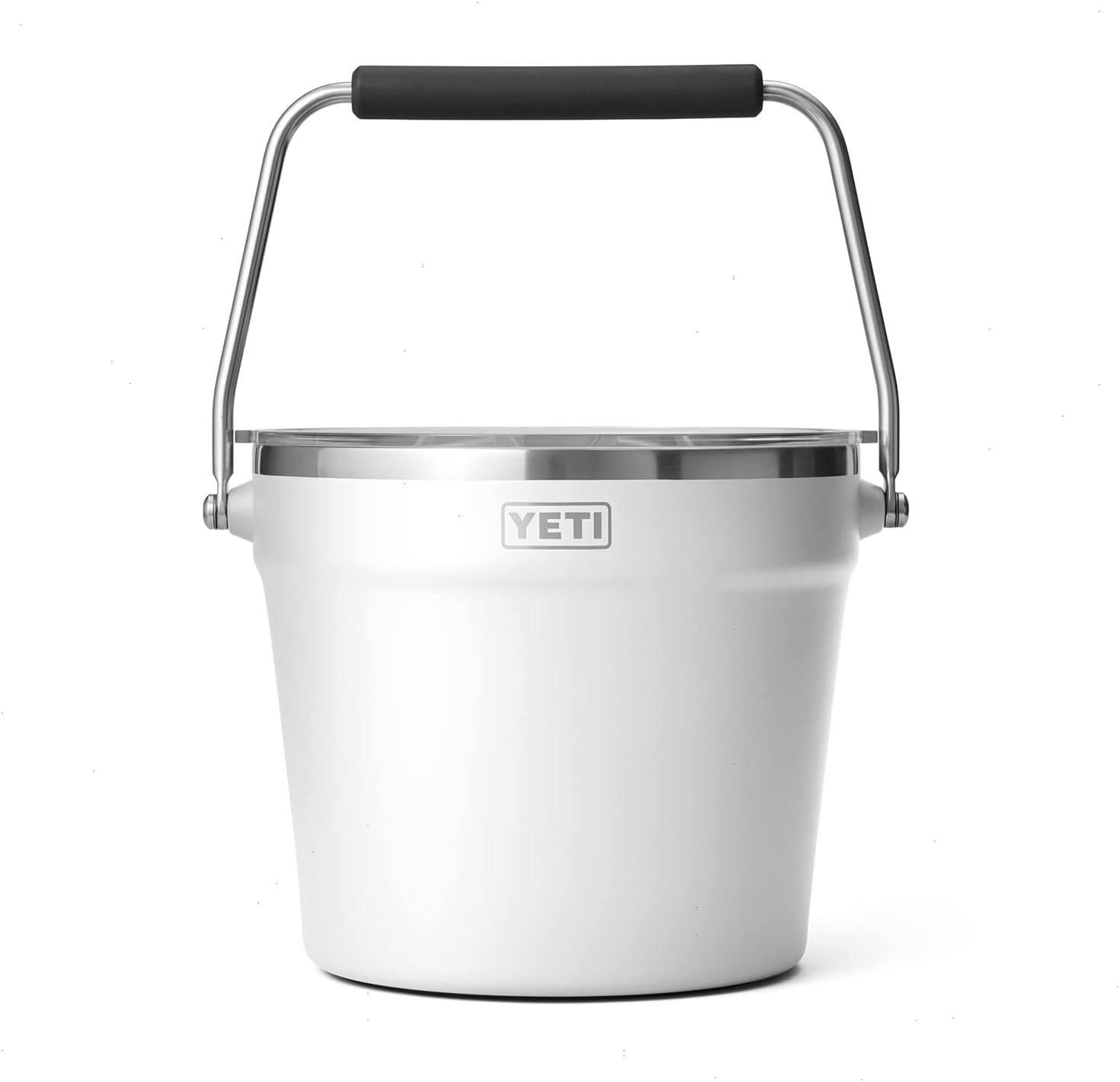 YETI Beverage/Ice Bucket, Holds 6 Longnecks or 3 Bottles of Wine – White