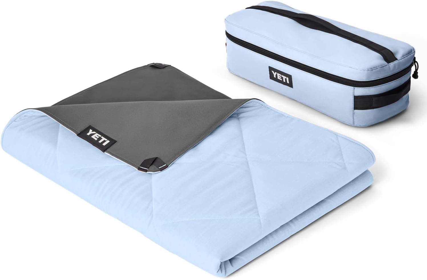 YETI Lowlands Blanket, Multi-Use Blanket with Travel Bag – Big Sky Blue