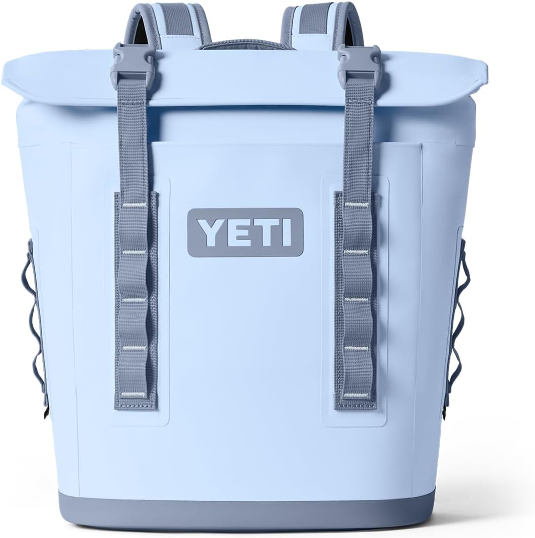 YETI M12 Hopper M Series Backpack Soft Sided Coolers with MagShield Access – Big Sky Blue