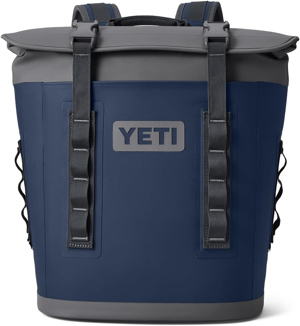YETI M12 Hopper M Series Backpack Soft Sided Coolers with MagShield Access – Navy