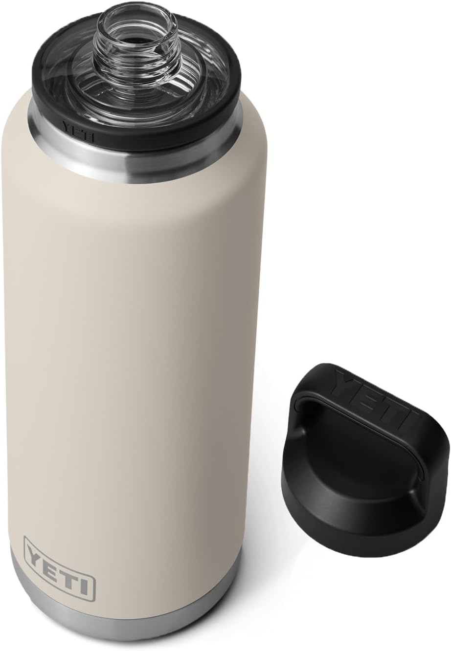 YETI Rambler 46 oz Bottle, Vacuum Insulated, Leakproof, Stainless Steel with Chug Cap – Cape Taupe