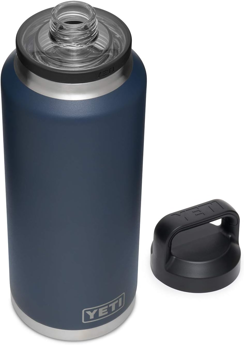 YETI Rambler 46 oz Bottle, Vacuum Insulated, Leakproof, Stainless Steel with Chug Cap – Navy