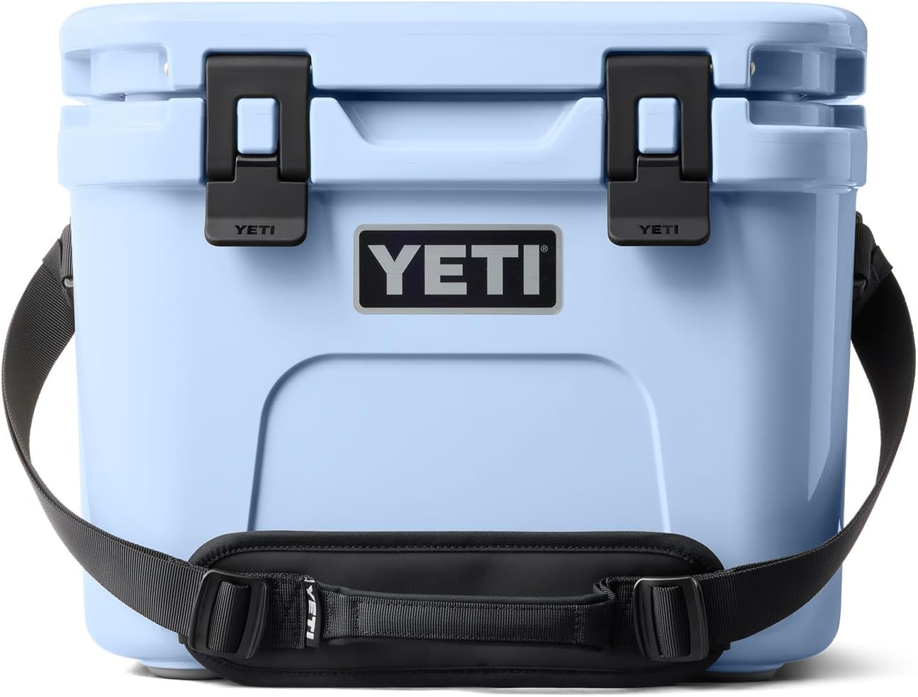 YETI Roadie 15 Hard Cooler with DoubleDuty Shoulder Strap – Big Sky Blue