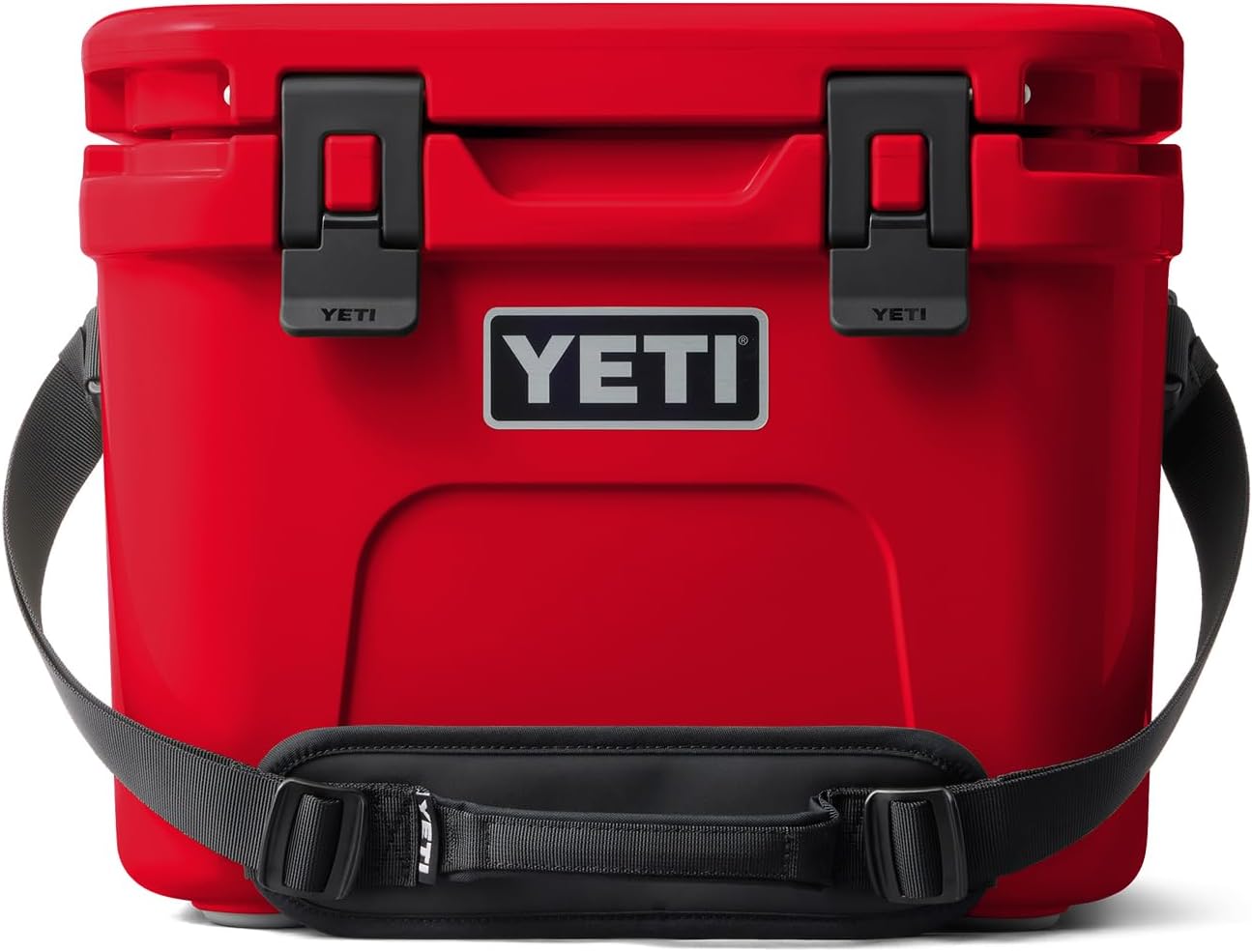 YETI Roadie 15 Hard Cooler with DoubleDuty Shoulder Strap – Rescue Red