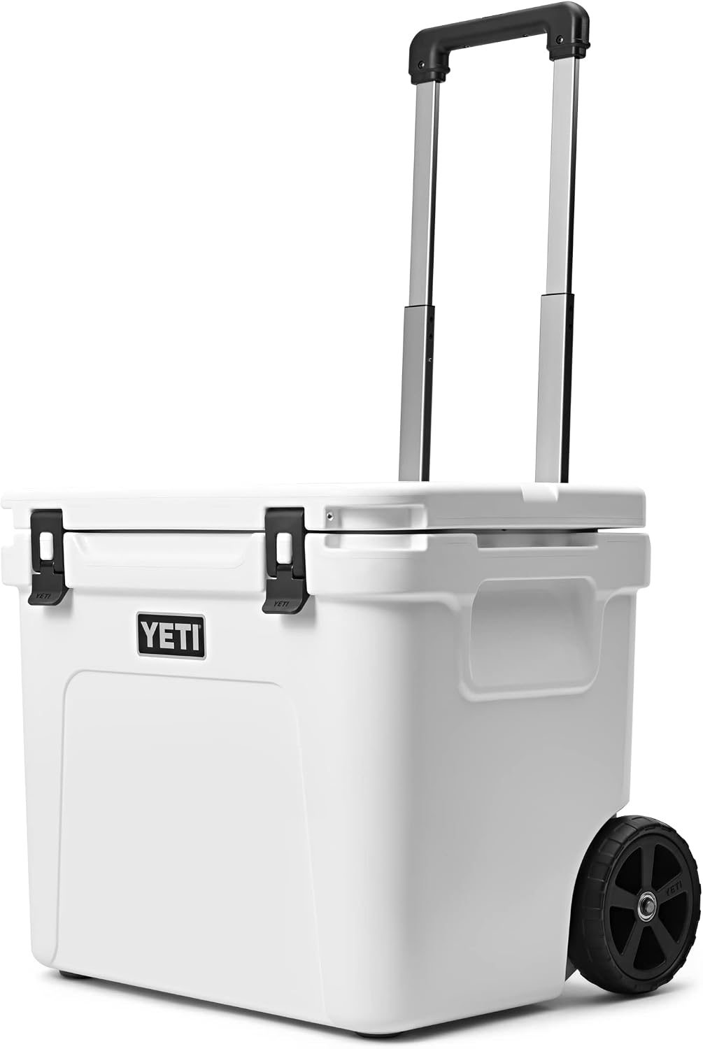 YETI Roadie 60 Wheeled Cooler with Retractable Periscope Handle – White