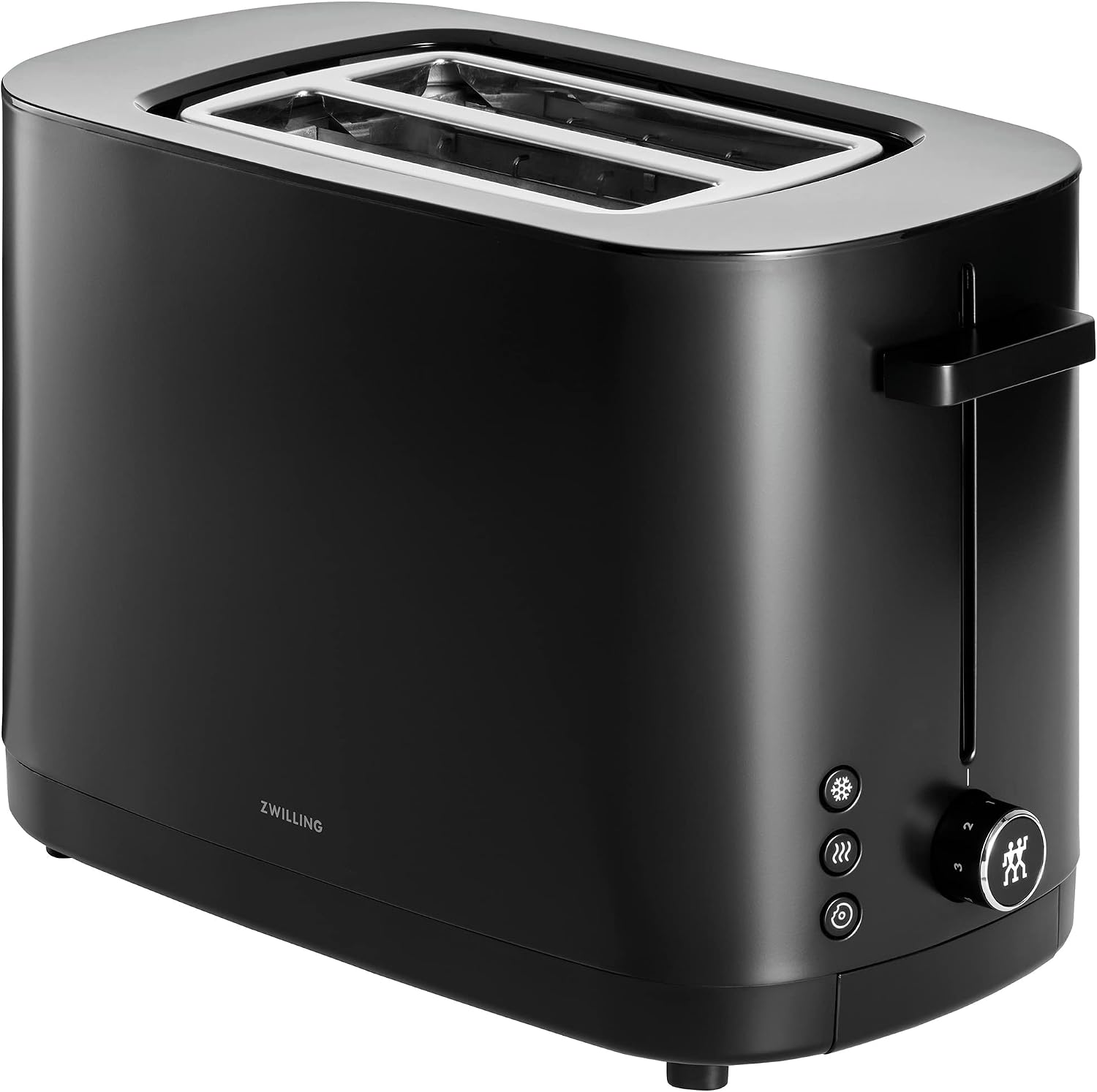 ZWILLING Enfinigy, 2-Slice Toaster, Extra Wide 1.5″ Slots for Bagels and Toast, Black