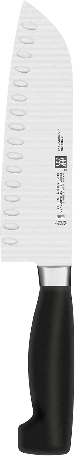 ZWILLING Four Star 7-inch Hollow Edge Santoku Knife