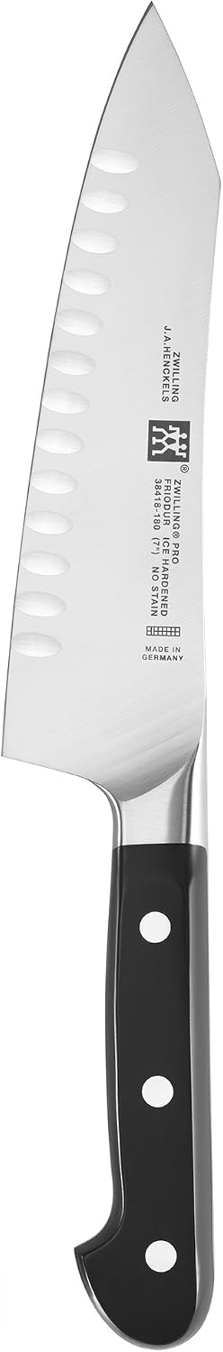 ZWILLING Pro 7-inch Hollow Edge Rocking Santoku Knife