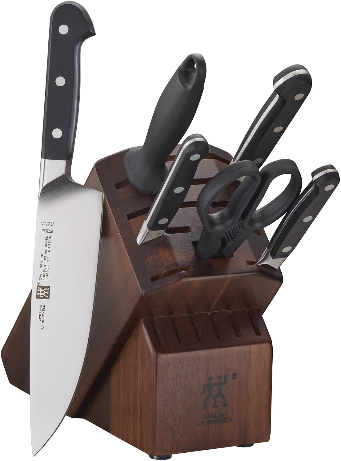 ZWILLING Pro 7-pc Knife Block Set – Acacia