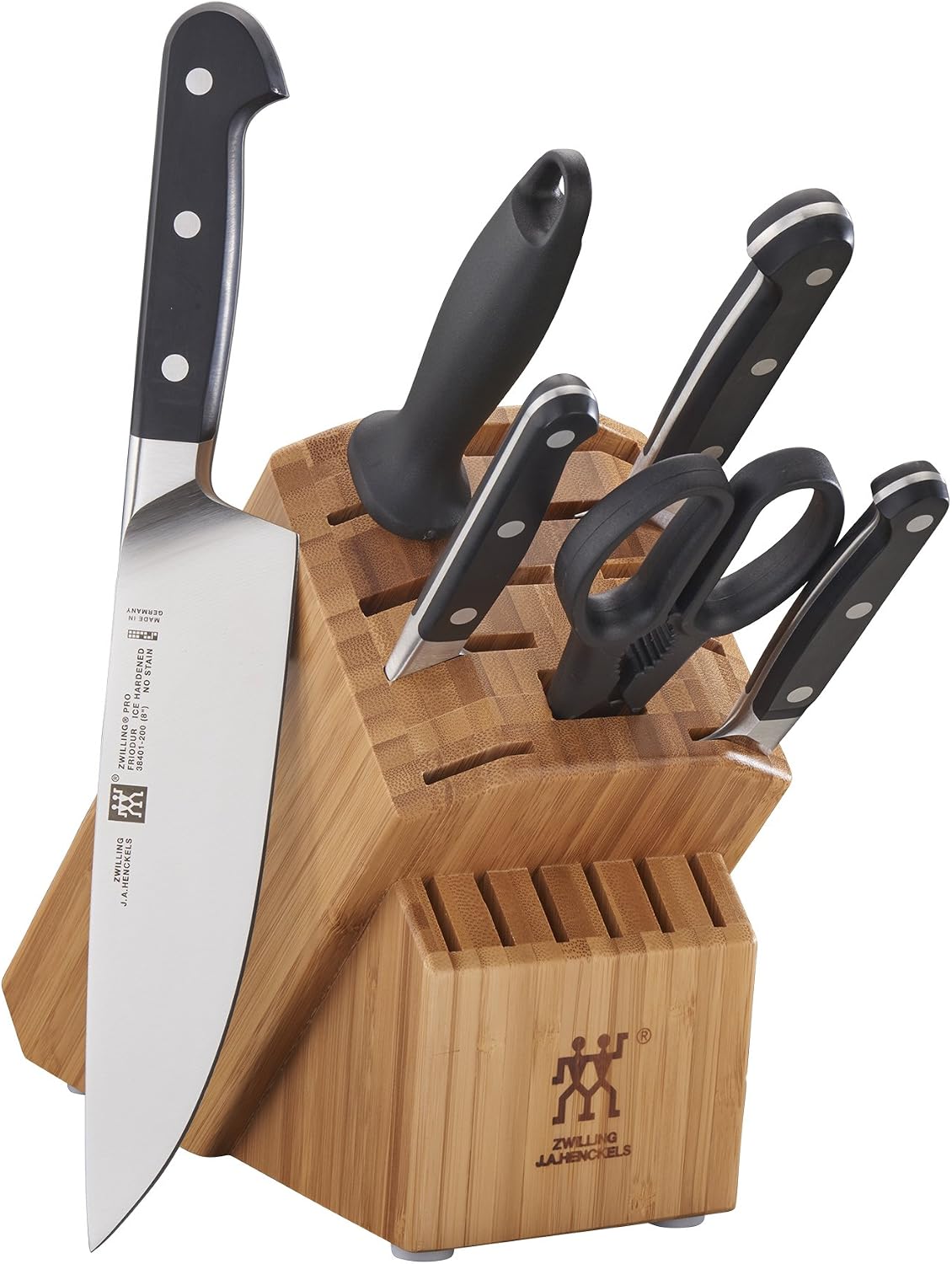 ZWILLING Pro 7-pc Knife Block Set – Bamboo