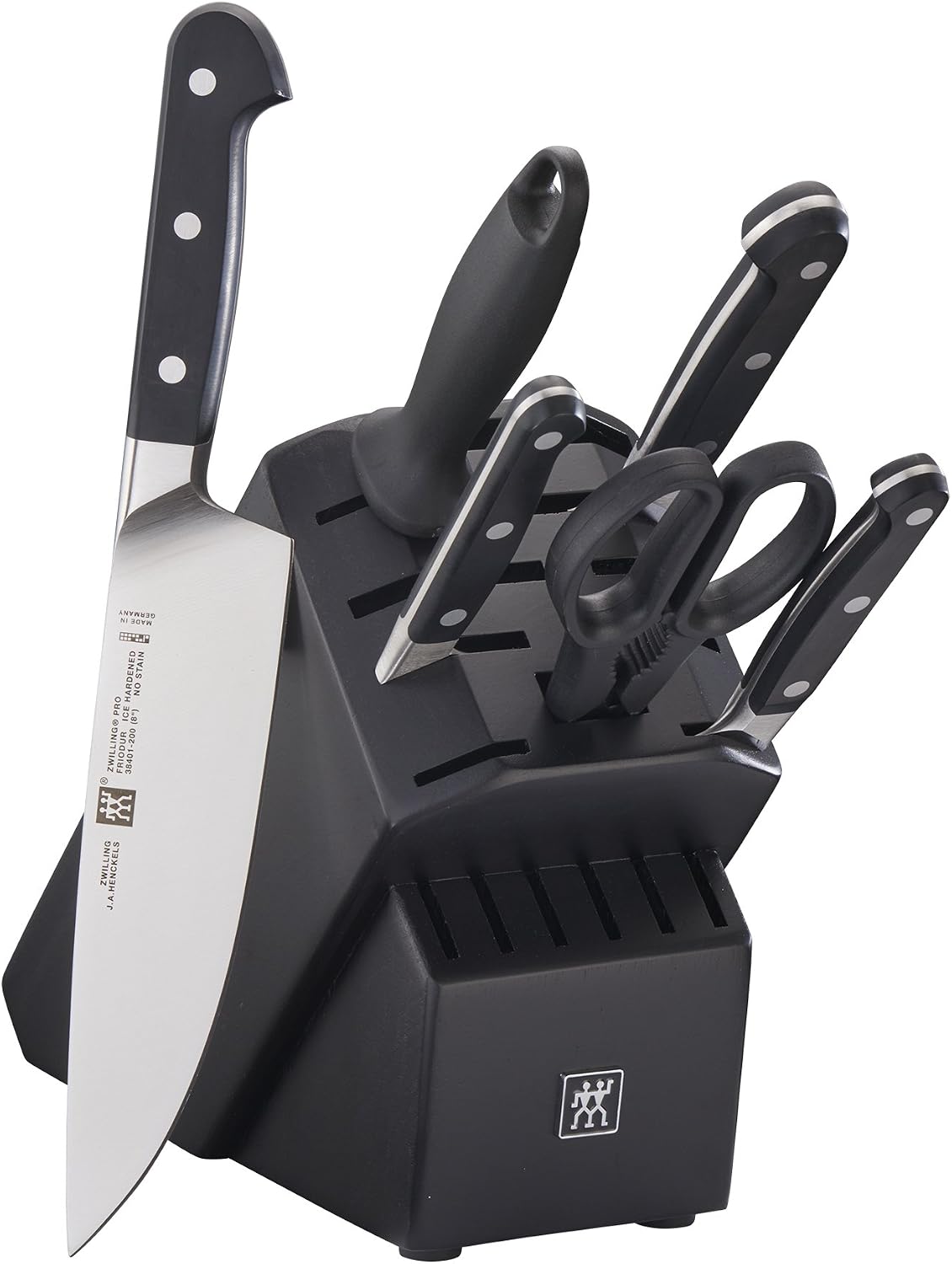 ZWILLING Pro 7-pc Knife Block Set – Black