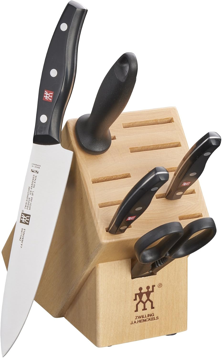 ZWILLING Twin Signature 6-Piece Razor-Sharp German Knife Block Set
